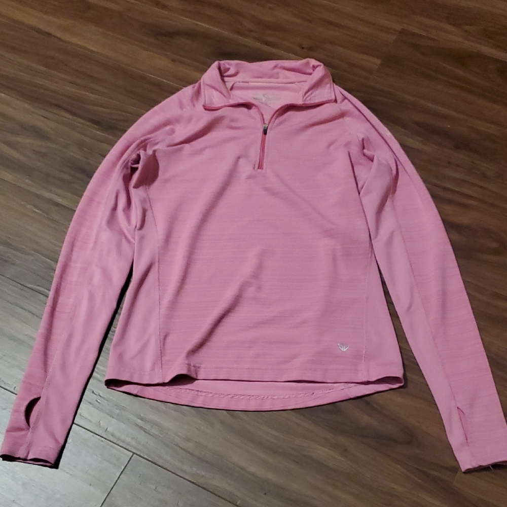 Straight Down Women's Pink Quarter-Zip Pullover